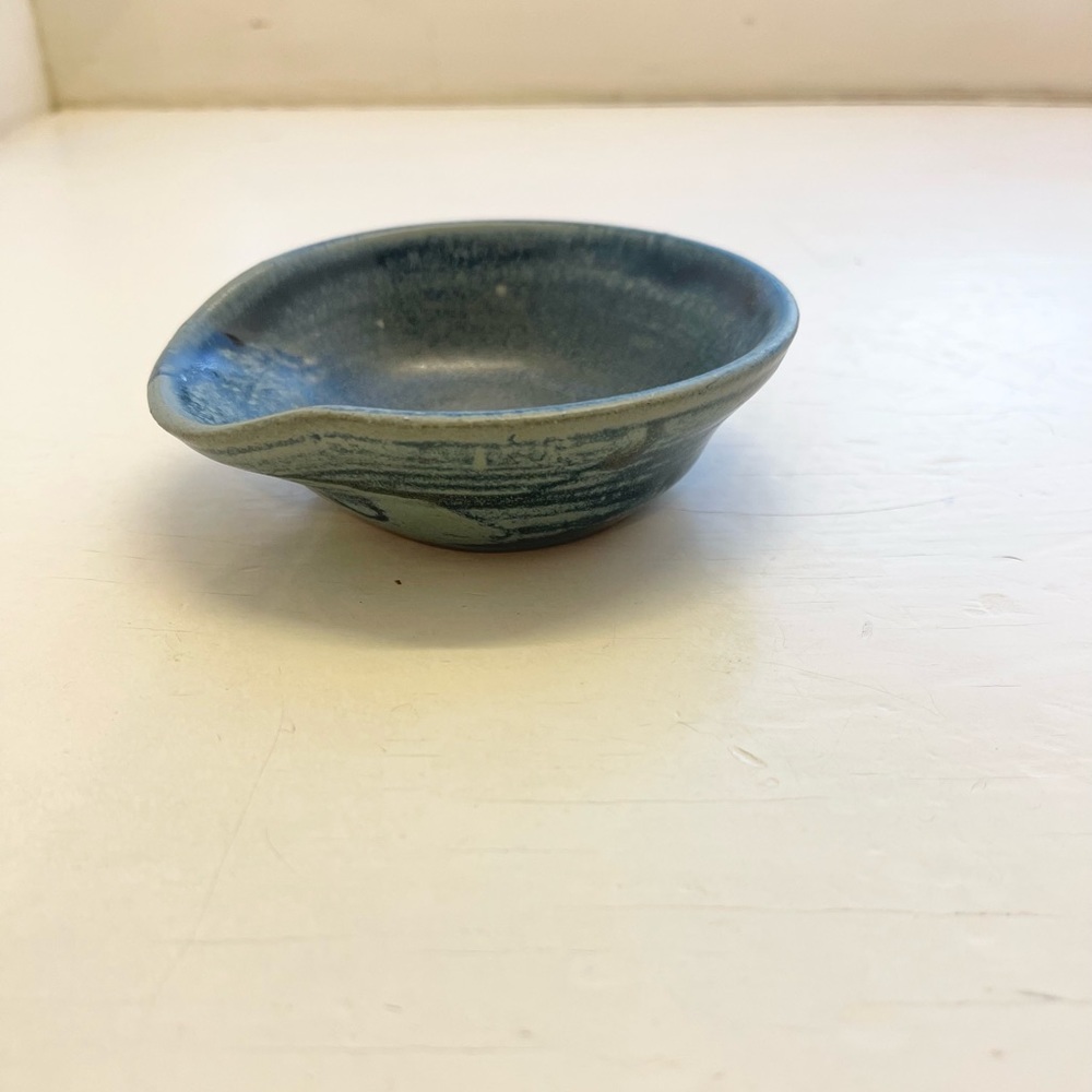 Small Pottery Spoon Rest